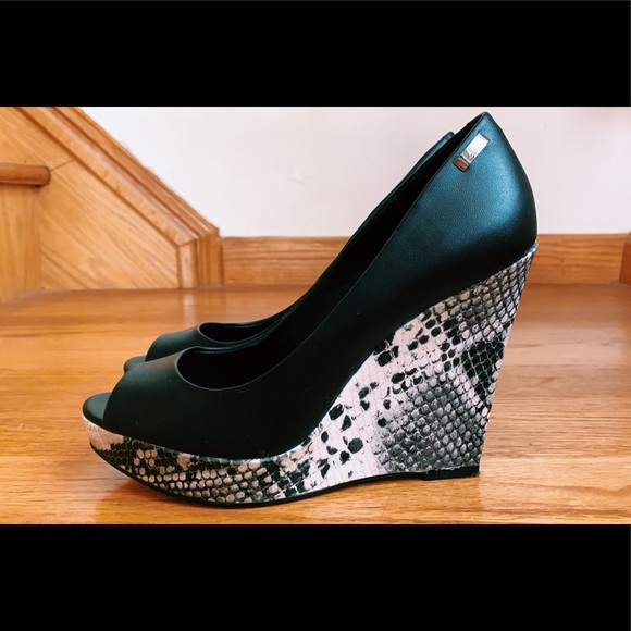 Calvin Klein Bellemine Espadrille Wedges - Picture 3 of 3